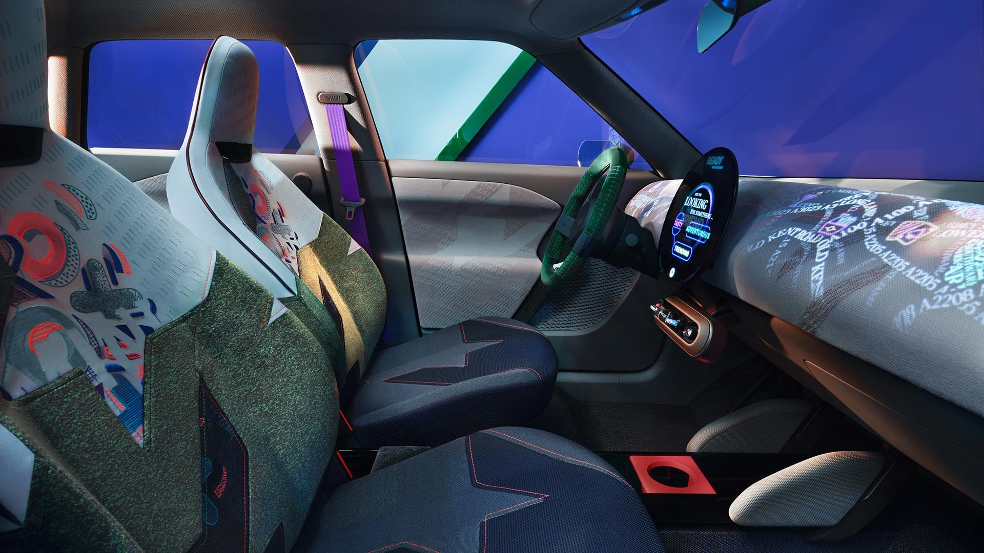 mini concept - aceman - interior - console
